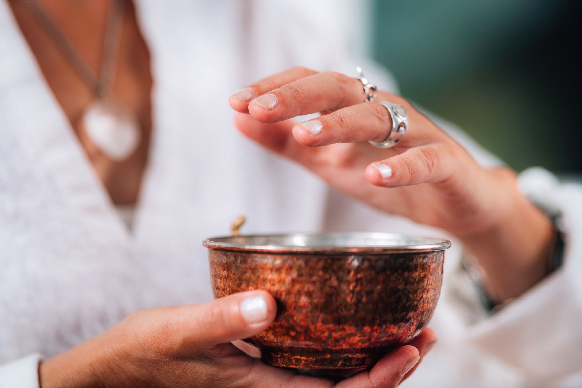Infusing intention into a tea, mindfulness ritual